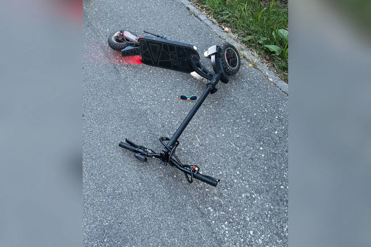 Balsthal SO – E-Trottinett-Lenker verletzt sich bei Selbstunfall erheblich 