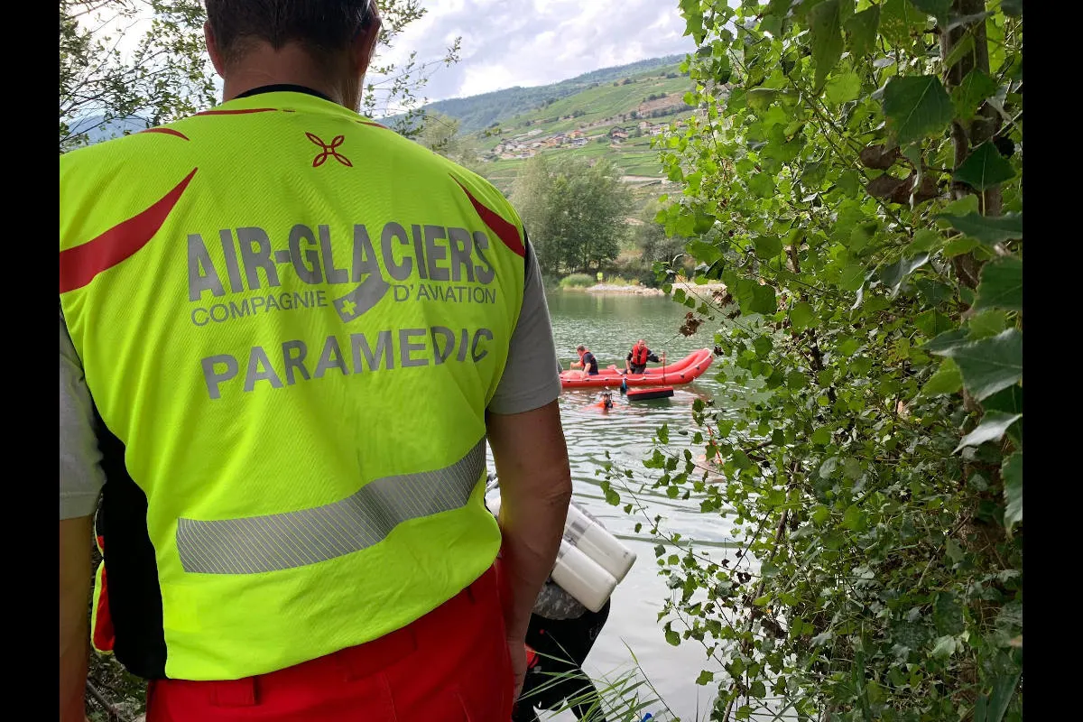 Tragödie in Réchy VS –  Mann beim Schwimmen ertrunken