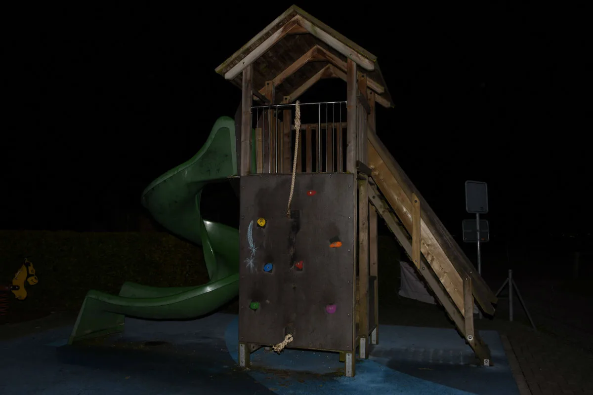 Altenrhein SG - Spielplatz wohl absichtlich in Brand gesetzt!