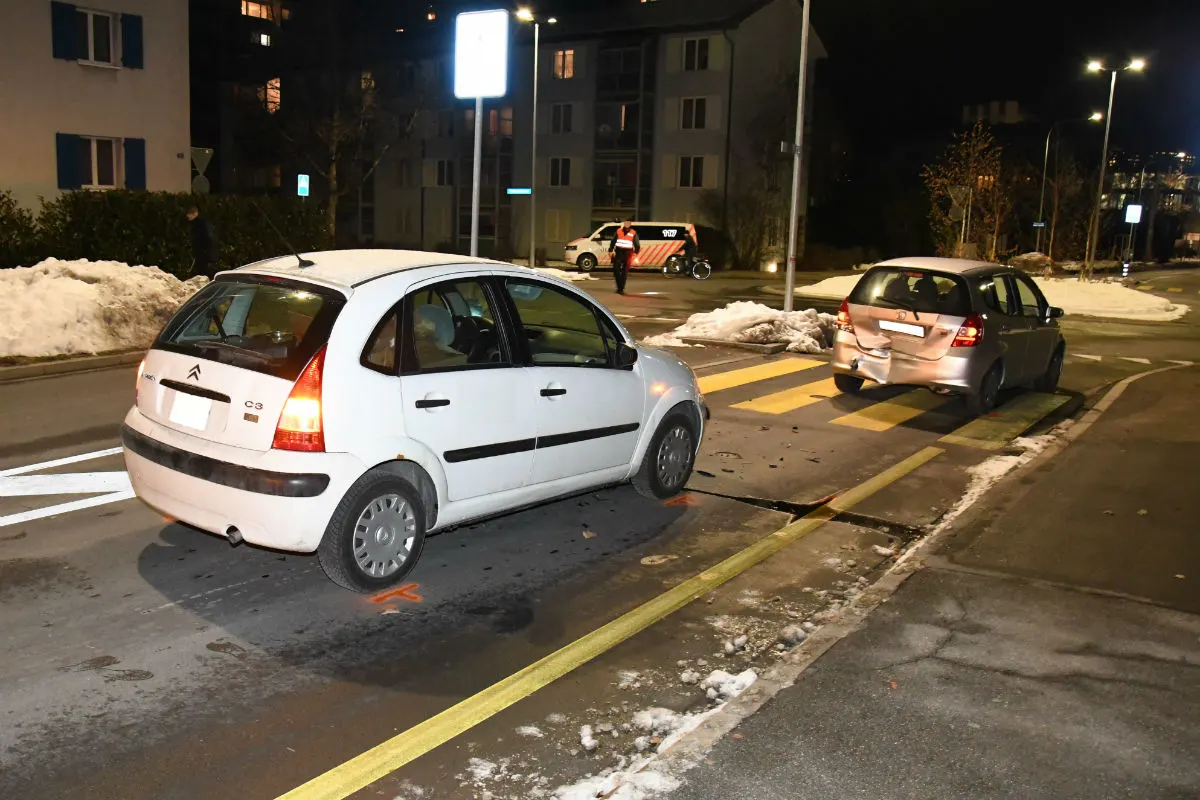 Chur GR - Zwei Verletzte bei Auffahrunfall