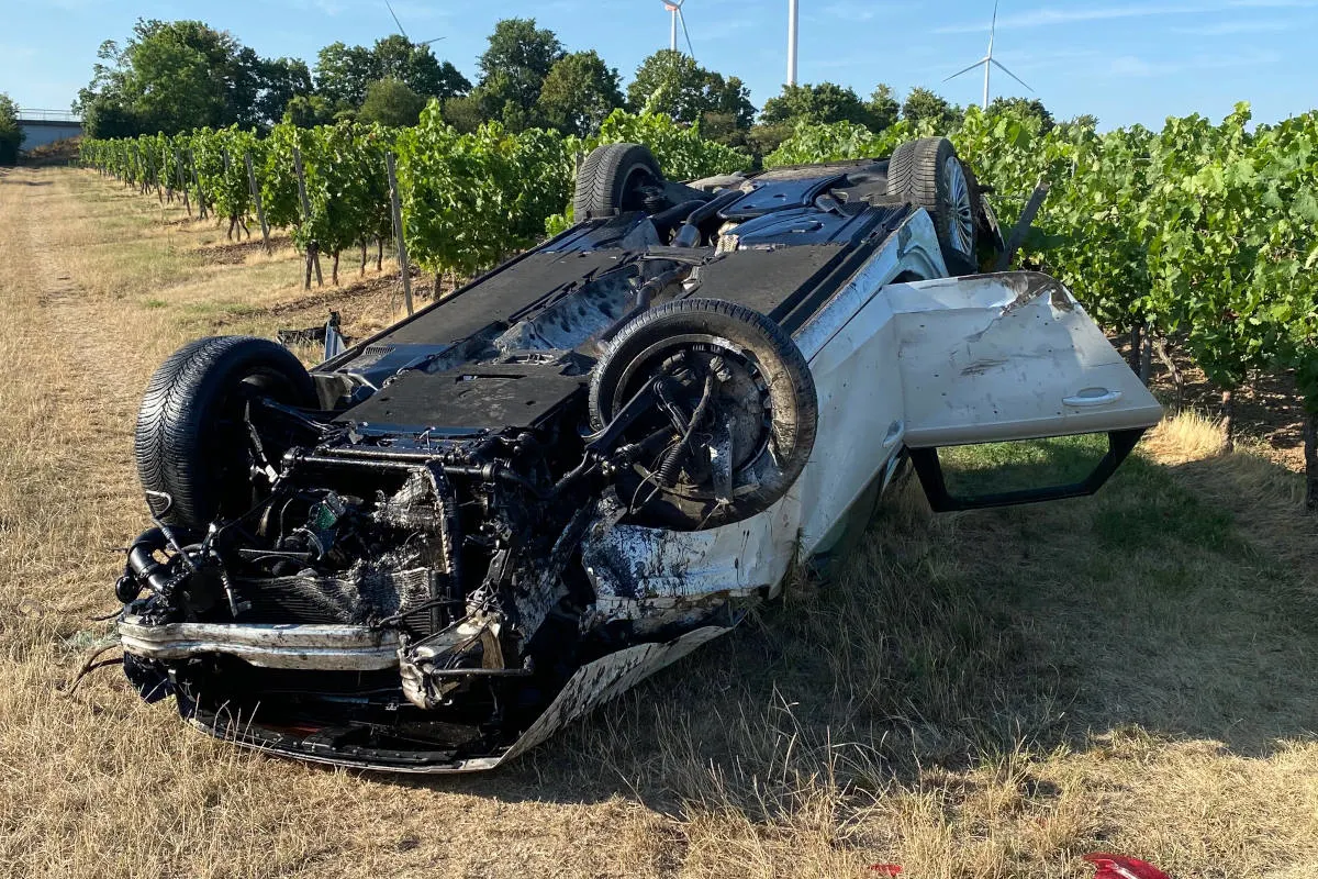 A61 Frankenthal (Pfalz) – Schutzengel verhindert Schlimmeres bei Unfall auf der Autobahn