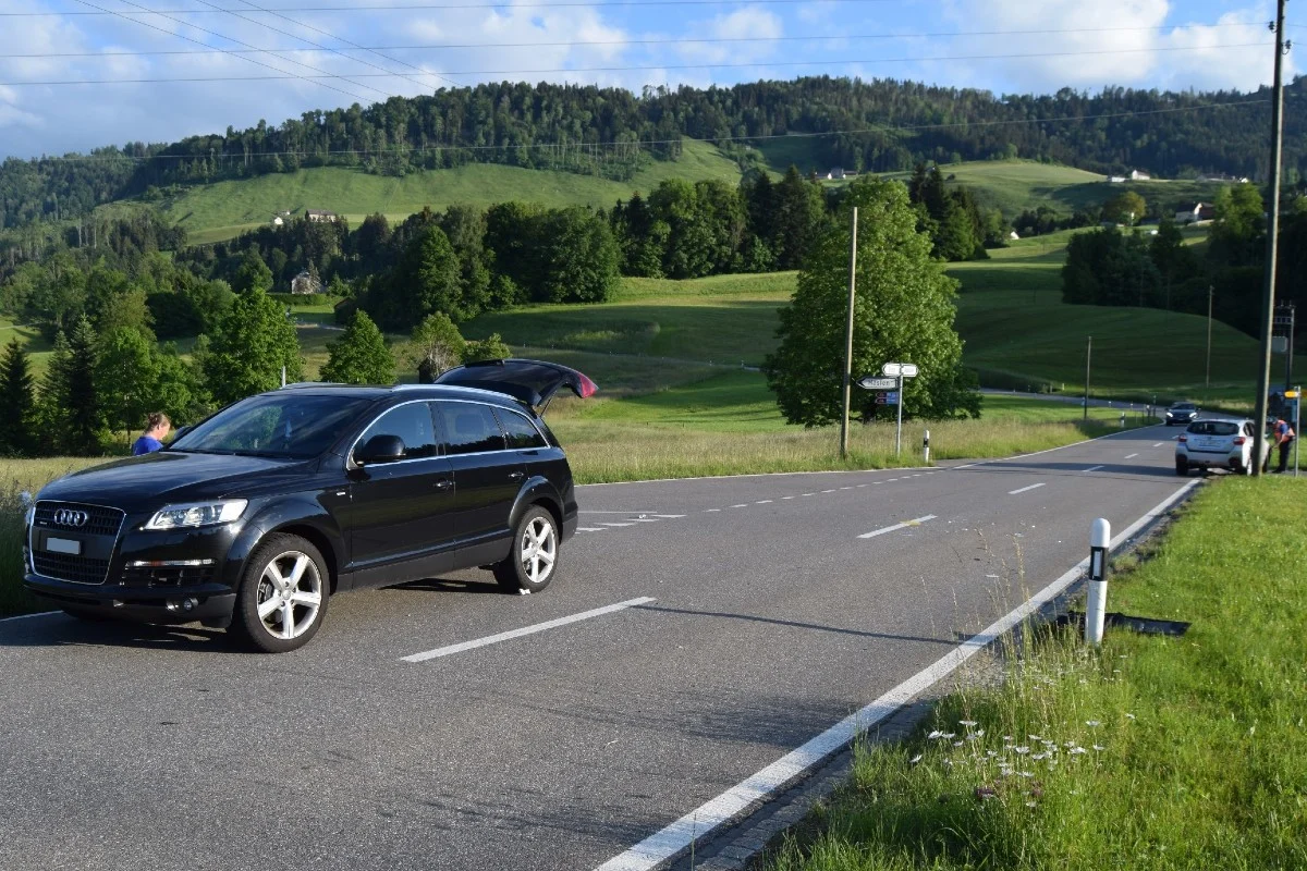  Stein AR - Kollision beim Einbiegen auf Nebenstrasse 