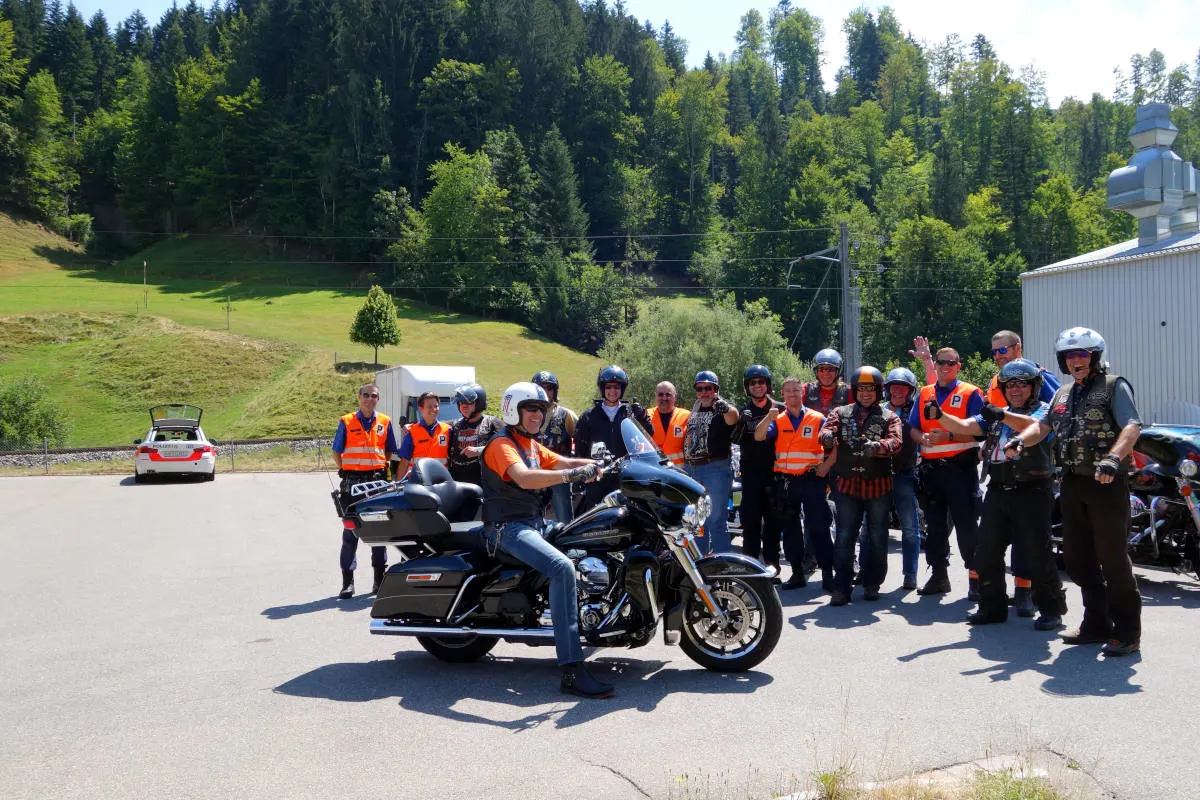 Fischenthal ZH - Motorradkontrolle