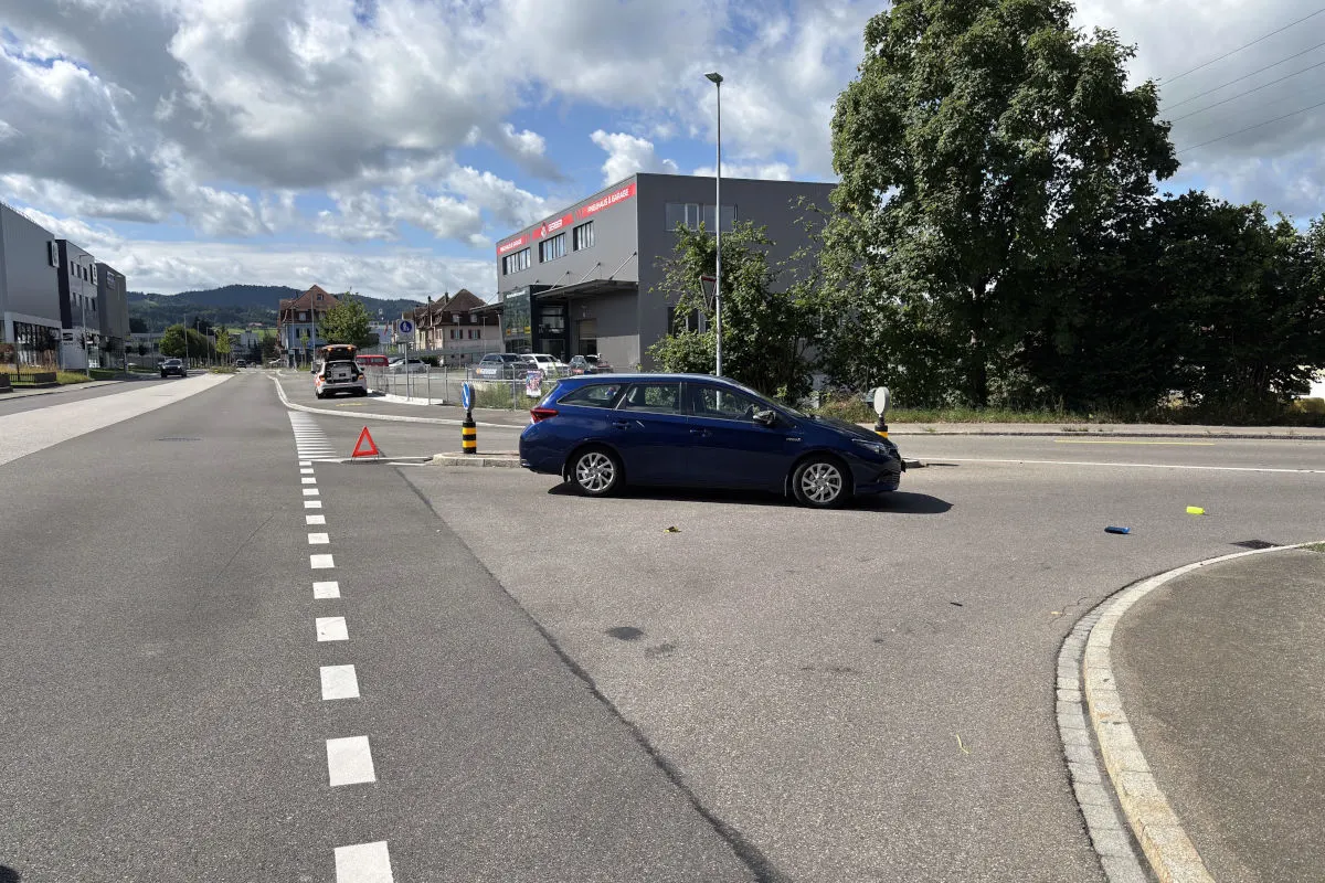 Gossau SG – Velofahrer bei Unfall verletzt