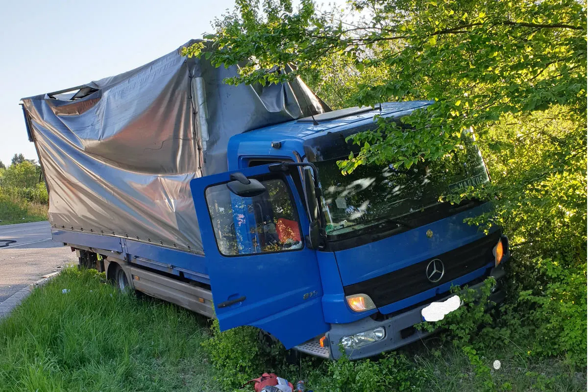 Speyer – Verkehrsunfall zwischen zwei Lkw