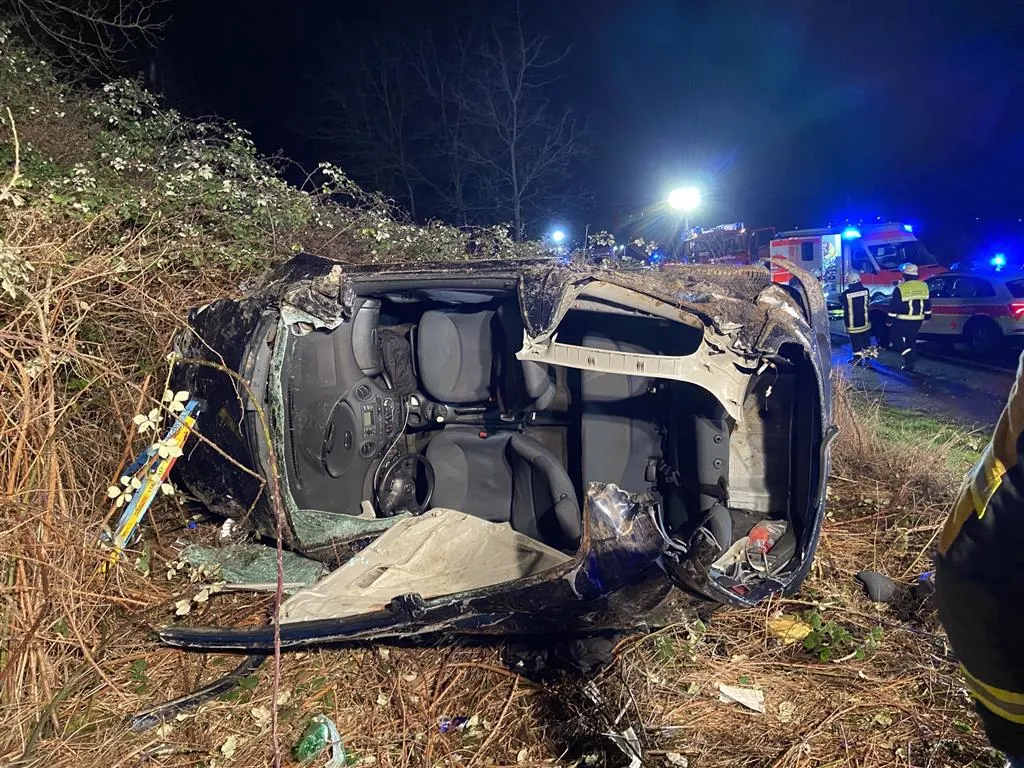Bernkastel-Kues – Schwerer Verkehrsunfall mit 4 verletzten Personen
