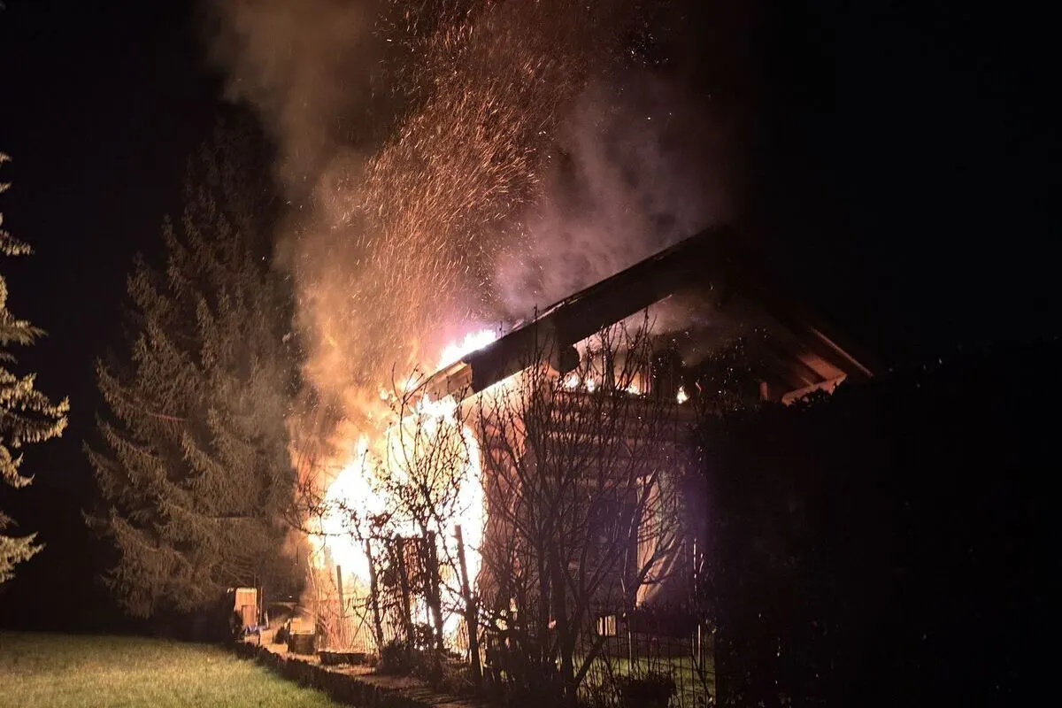 Biberist SO – Einfamilienhaus in Brand geraten