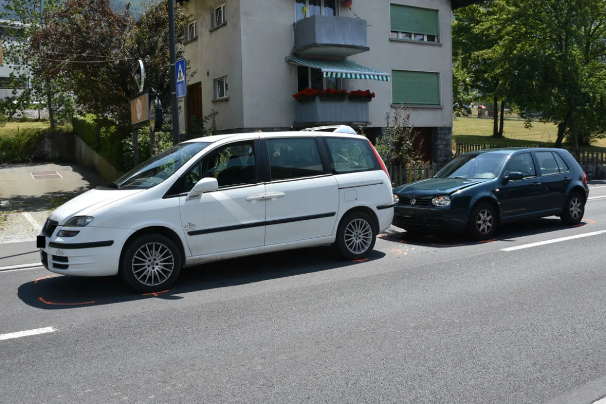 Vaduz FL - Mangelnde Aufmerksamkeit führt zu Auffahrunfall