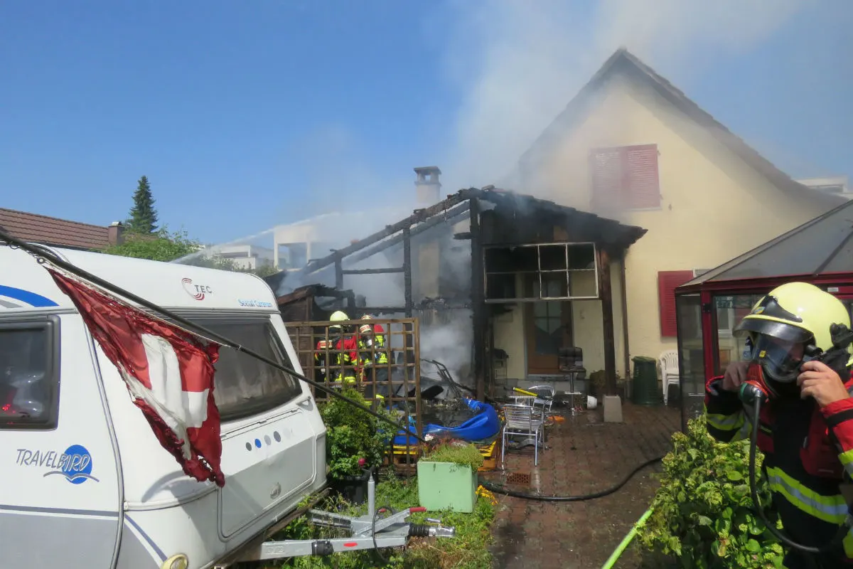 Zofingen AG - Brandstiftung im Fokus der Ermittlungen - Zeugenaufruf