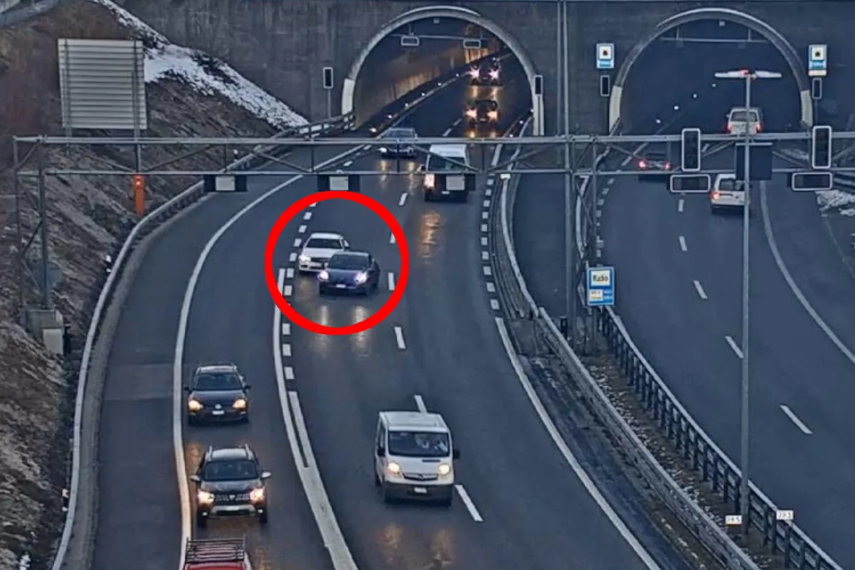 A15 Neuhaus SG – Kollision nach Überholmanöver