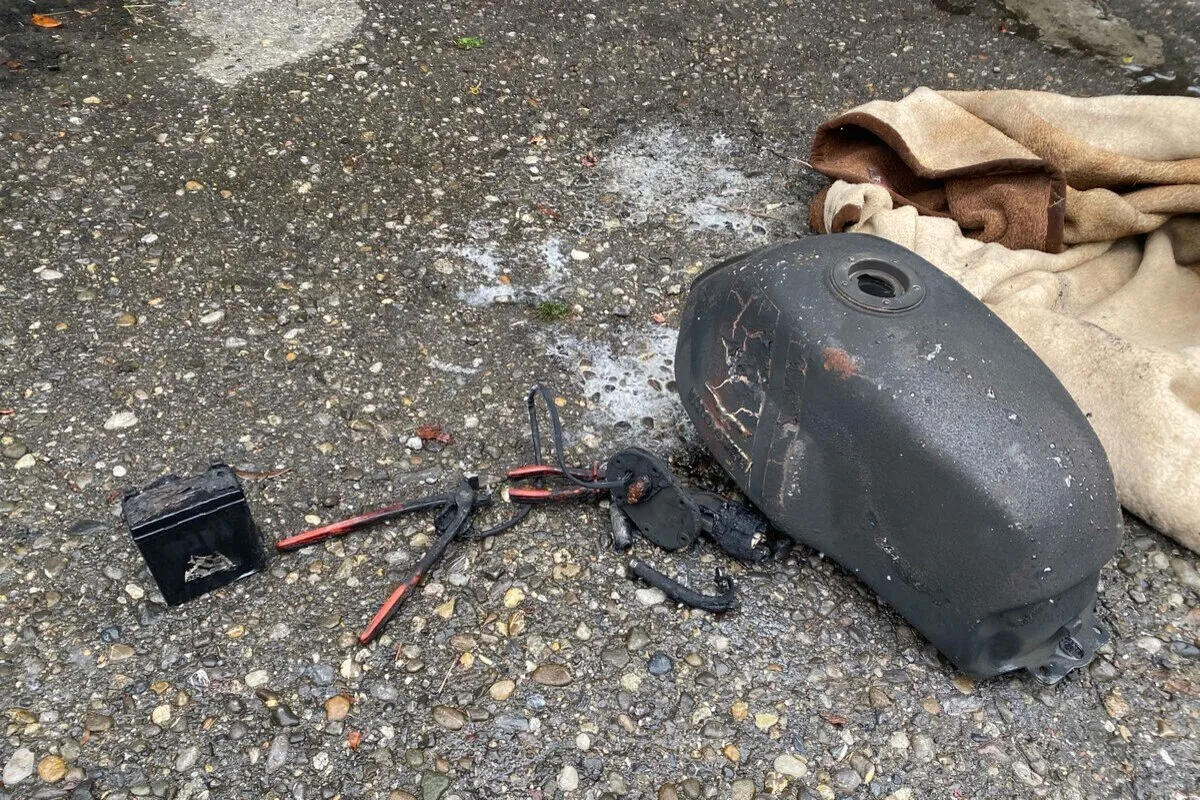 Cham ZG – Brand in einem Motorradgeschäft