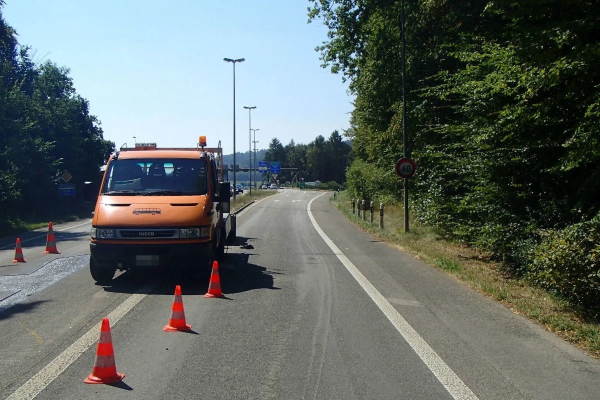 Rupperswil AG - Strassenarbeiter angefahren und geflüchtet