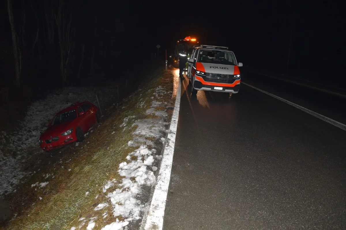 Fürstenau GR - Unter Alkoholeinfluss Unfall gebaut