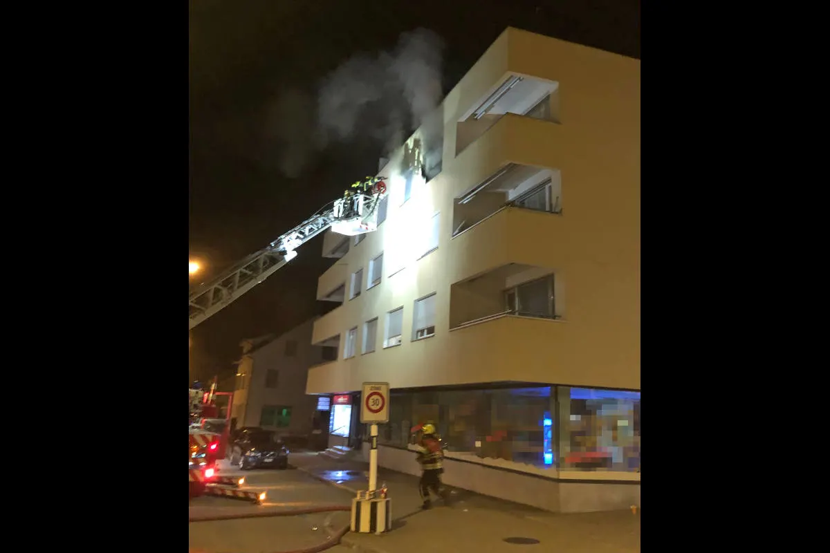 Weinfelden TG - Bei Brand verletzt