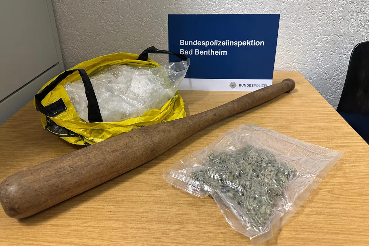 Verhaftung in Bad Bentheim NI – Zwei Kilo Amphetamin bei Grenzkontrolle auf A30 entdeckt