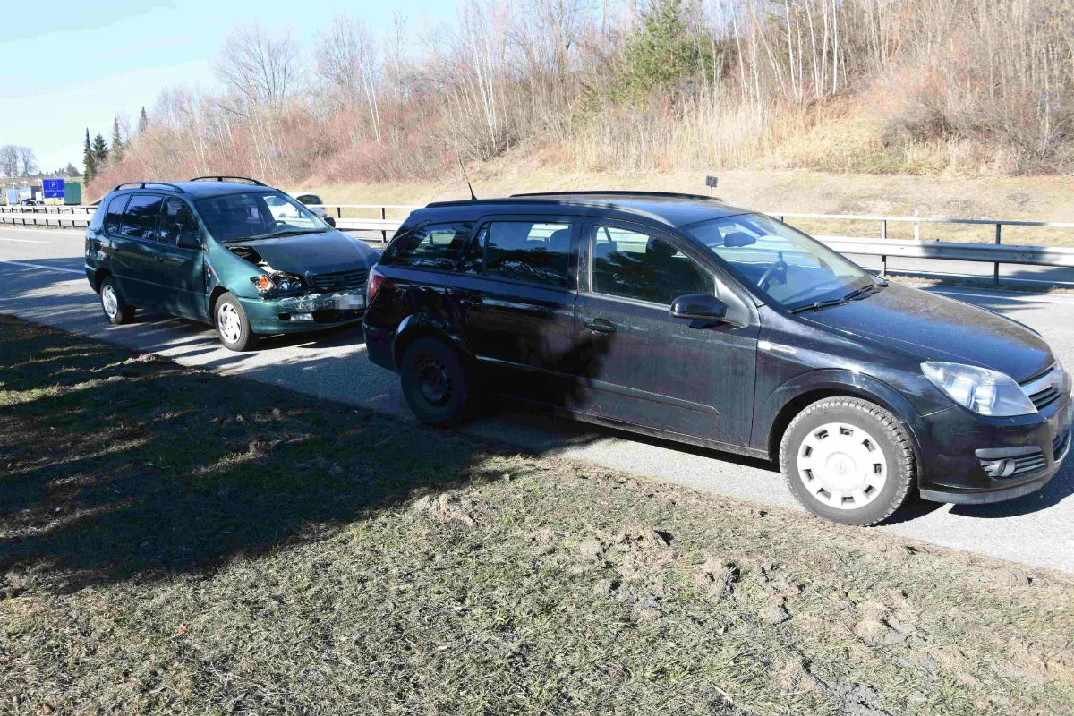 Gossau SG - Auffahrkollision auf der Autobahn