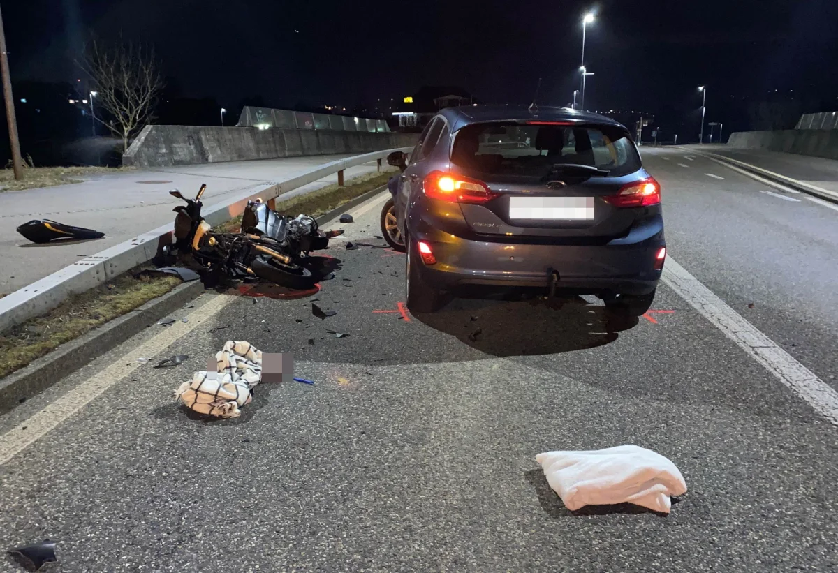 Biberist SO – Kollision zwischen zwei Fahrzeugen