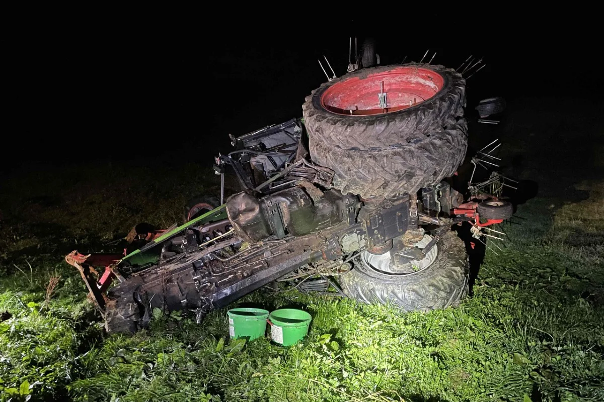 Unfall in Egg SZ - Landwirt von eigenem Traktor überrollt und schwer verletzt