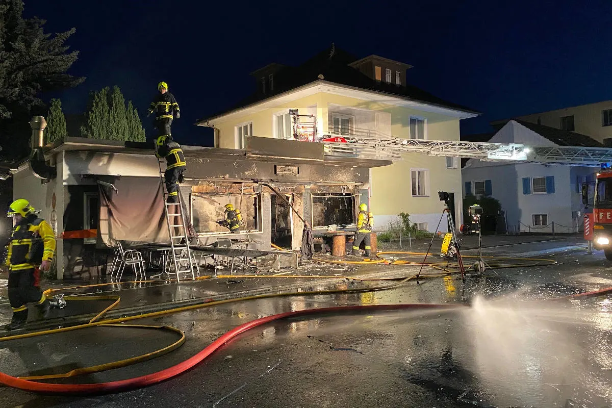 Explosion in Triesen – Verkaufsladen komplett zerstört