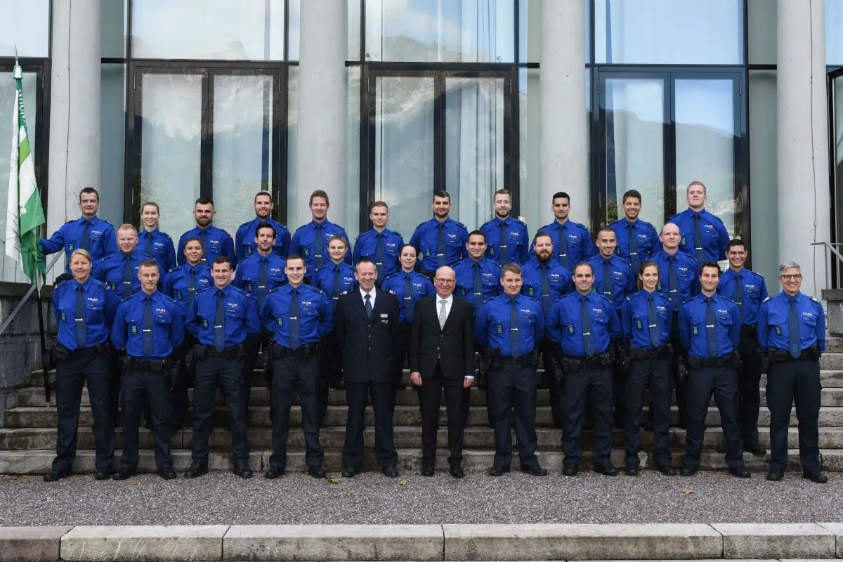 Bad Ragaz SG - 27 neue Korpsangehörige bei der Kapo St. Gallen