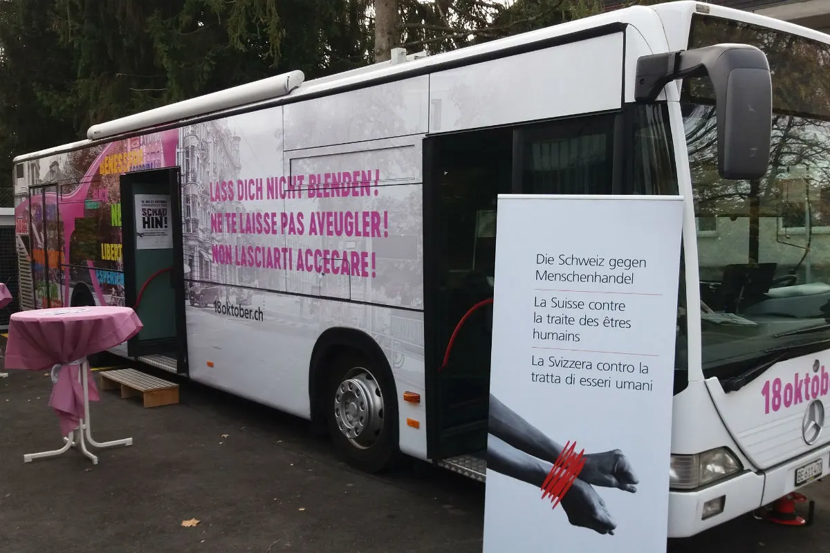 Martigny VS - Präventionskampagne gegen Menschenhandel