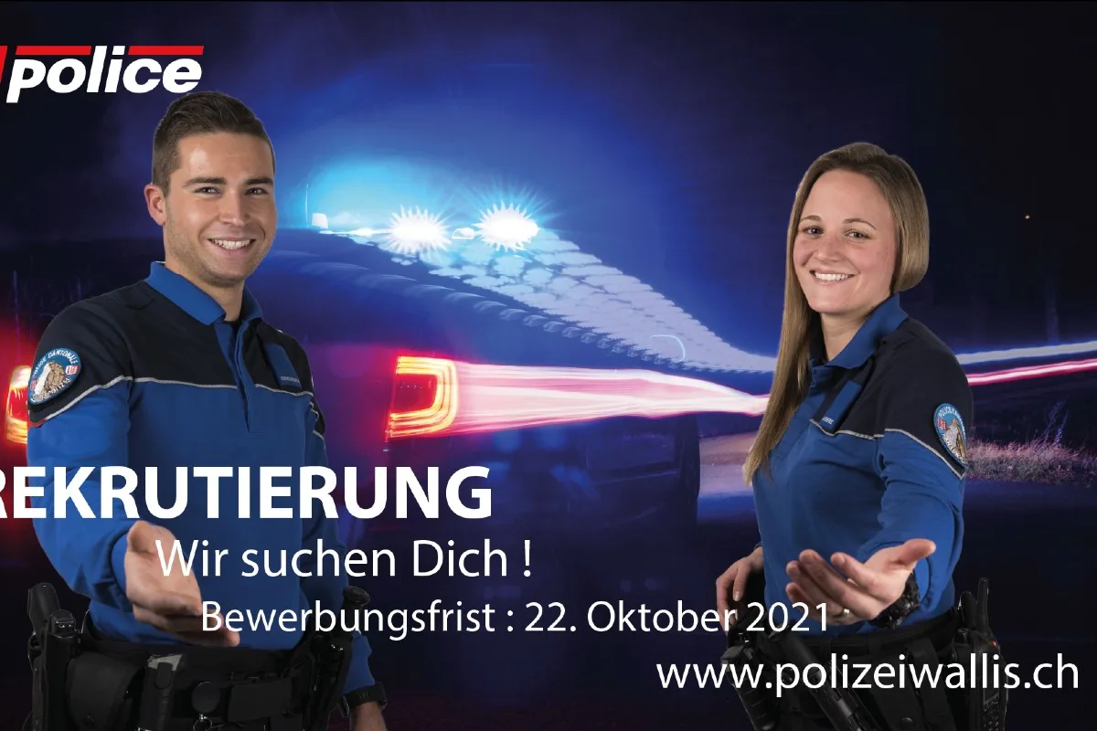 Kantonspolizei Wallis - Werde Polizist/in