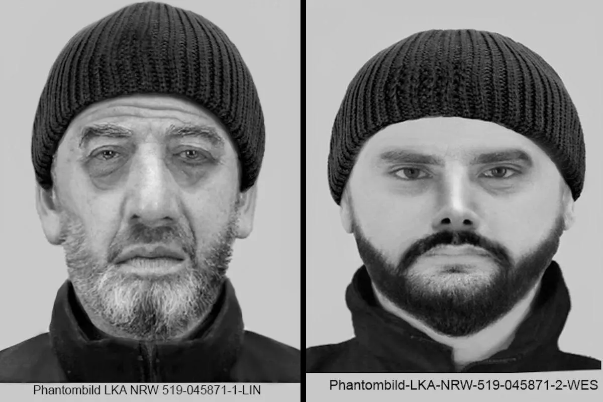 Wermelskirchen – Öffentlichkeitsfahndung mit Phantombildern nach Raub