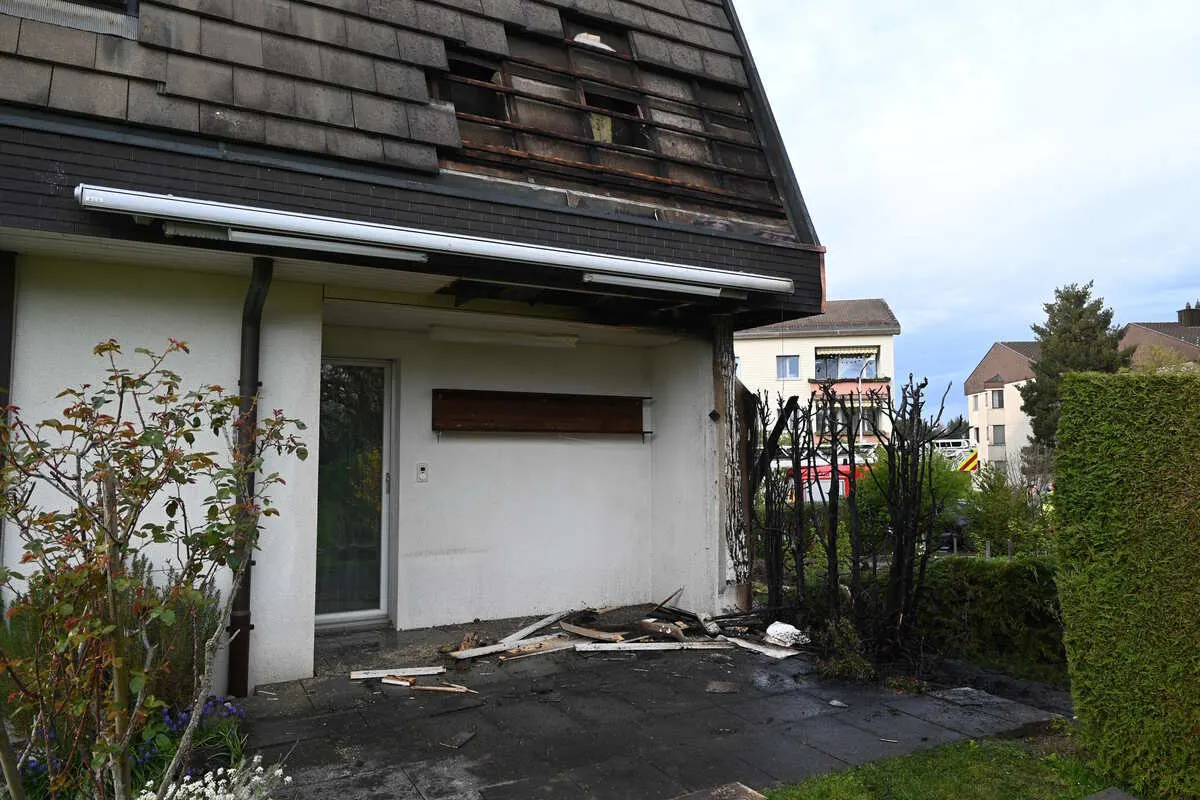 Gossau SG - Hoher Sachschaden nach Brand