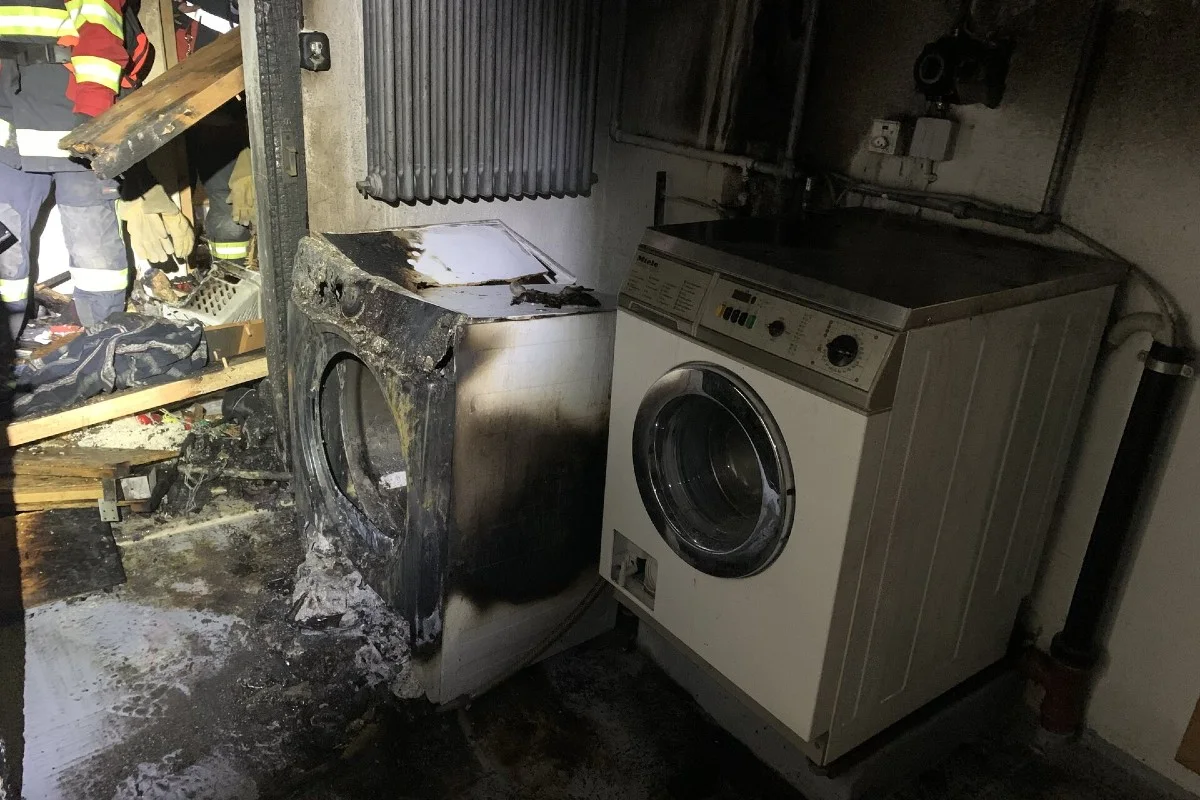 Löhningen SH - Feuer in der Waschküche!