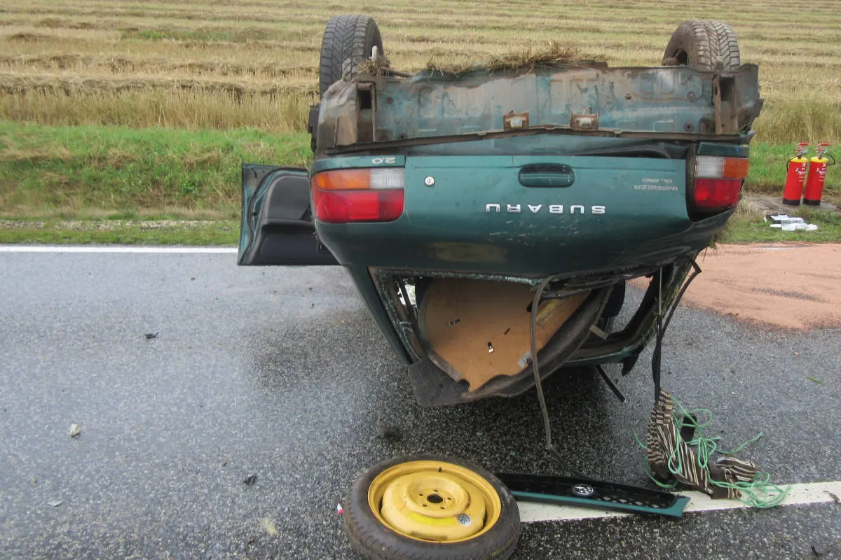 Unfallfahrzeug war nicht zugelassen