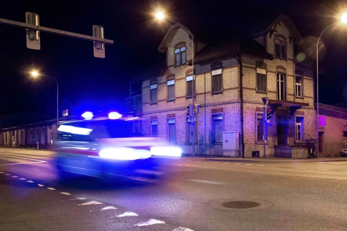 Rheineck SG - Haltezeichen der Polizei missachtet
