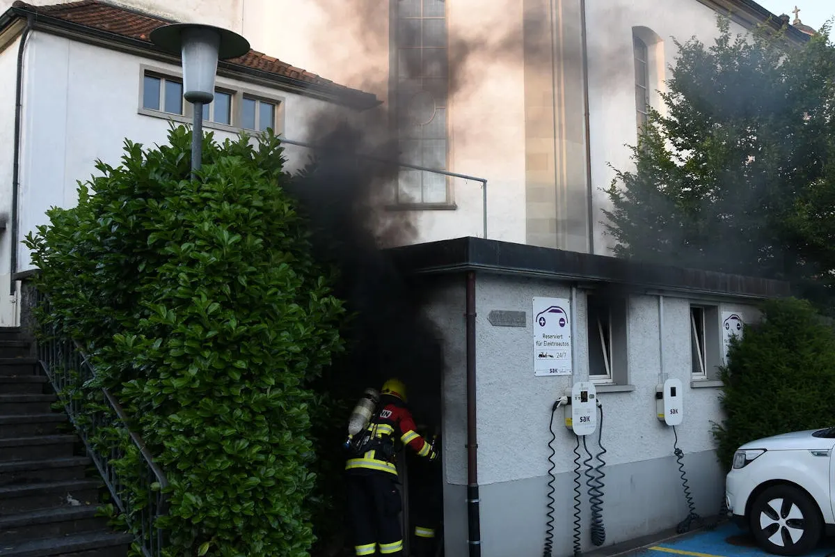 Kaltbrunn SG – Brandstiftung in öffentlicher Toilette