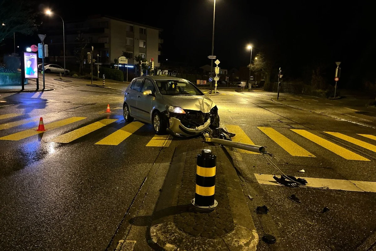 Olten SO - Totalschaden an Lichtsignalanlage – niemand verletzt