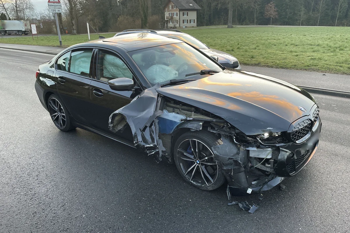 Neuenkirch LU - Hoher Sachschaden nach Verkehrsunfall