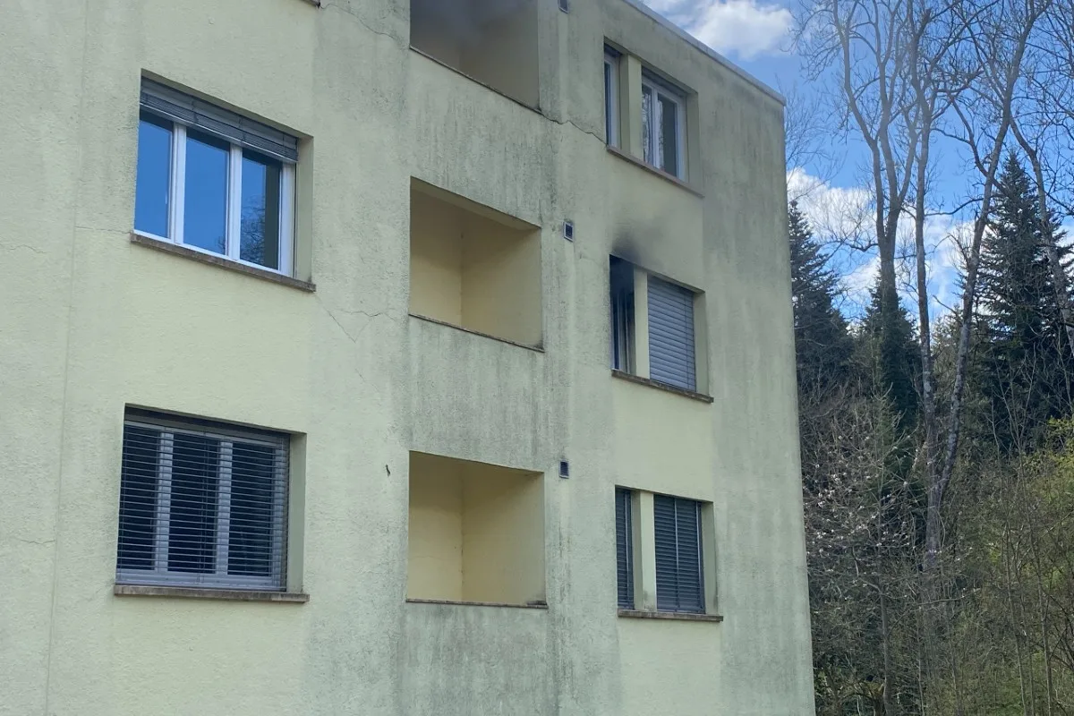 Rombach/Küttigen AG - Wohnung durch Brand verwüstet