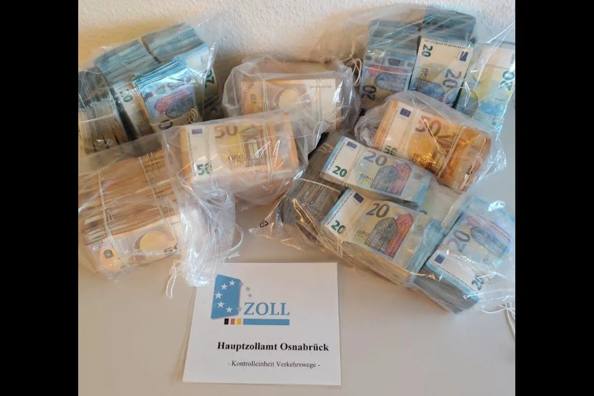 A30 Osnabrück – Zoll deckt Bargeldschmuggel auf