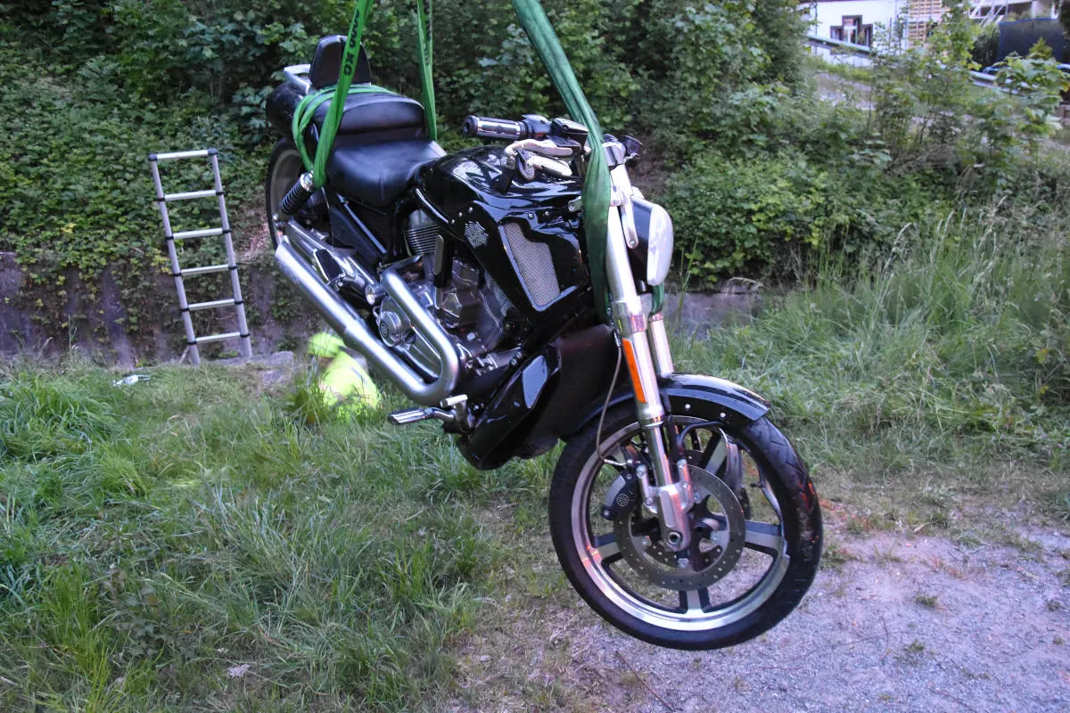 St.Margrethen SG – Schwer verletzt nach Selbstunfall mit Motorrad