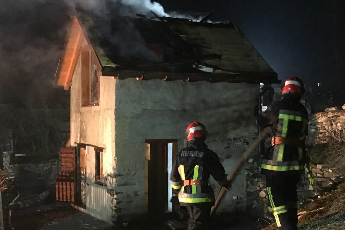Paspels GR - Brand in Saunahaus ausgebrochen