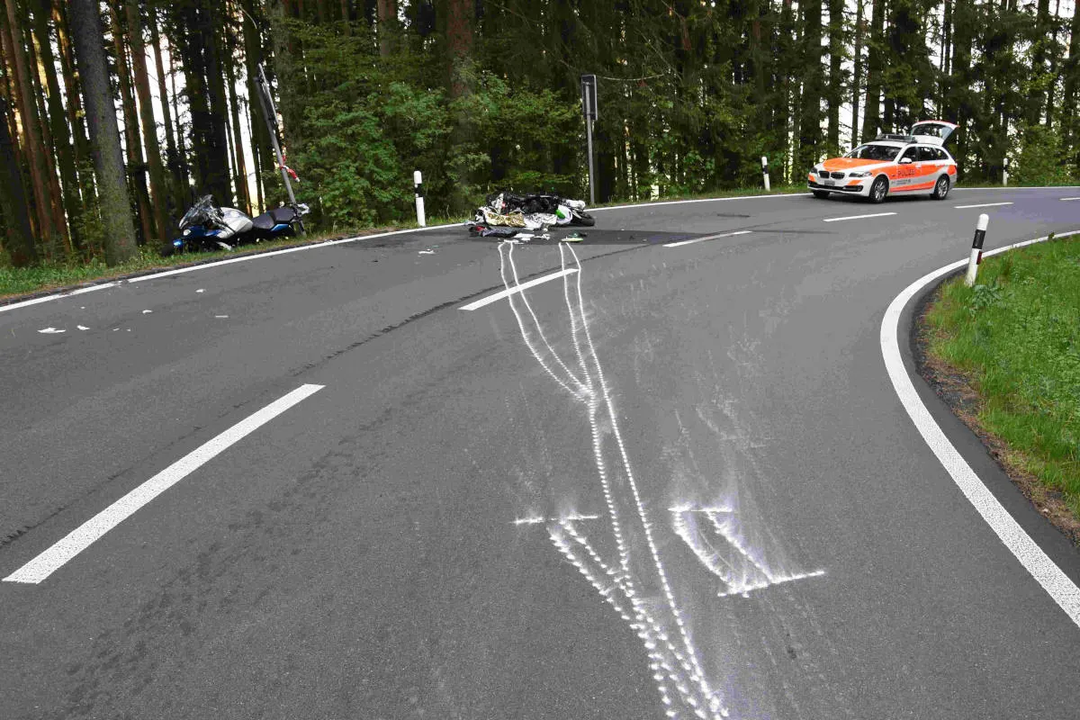 Altstätten SG – Motorradunfall mit Verletzten