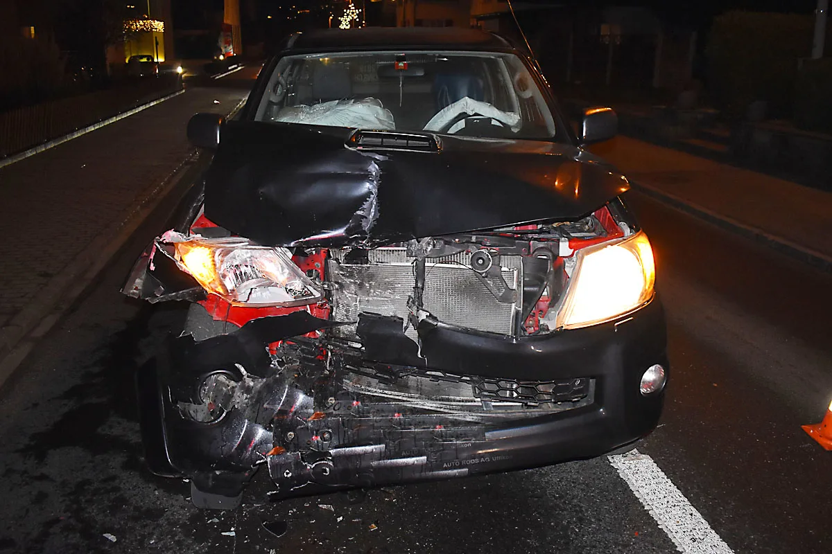 Heftiger Crash in Dagmersellen LU - Zwei Autos mit Totalschaden