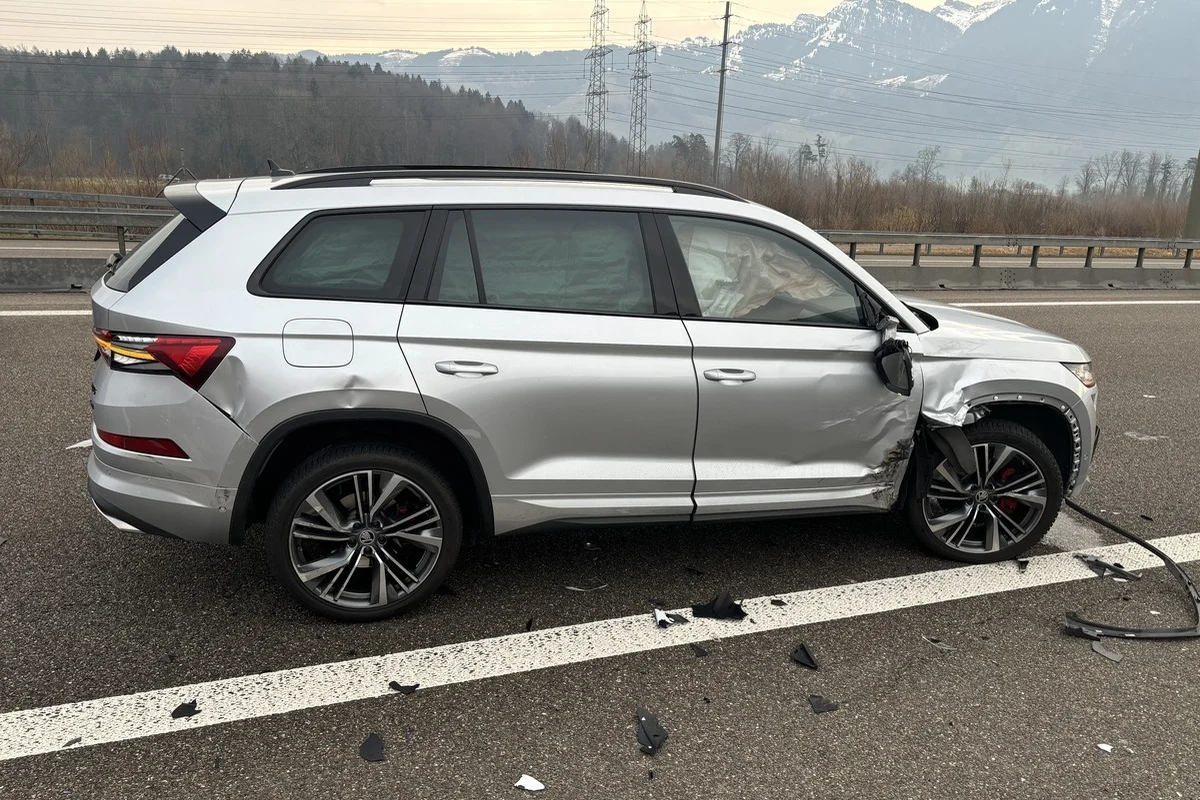 Unfall in Bilten GL – Bremsmanöver zu spät bemerkt 