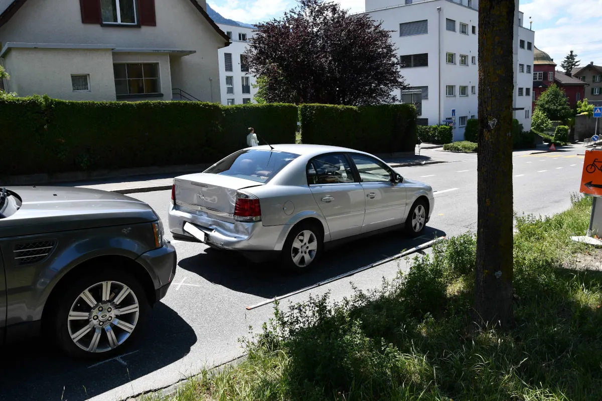 Stadt Chur – Grosser Sachschaden bei Auffahrunfall