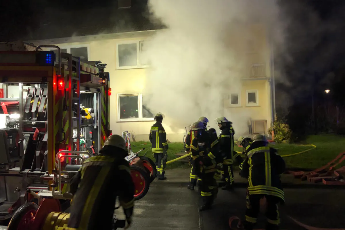 Bad Salzuflen – Kind verletzt sich bei Zimmerbrand