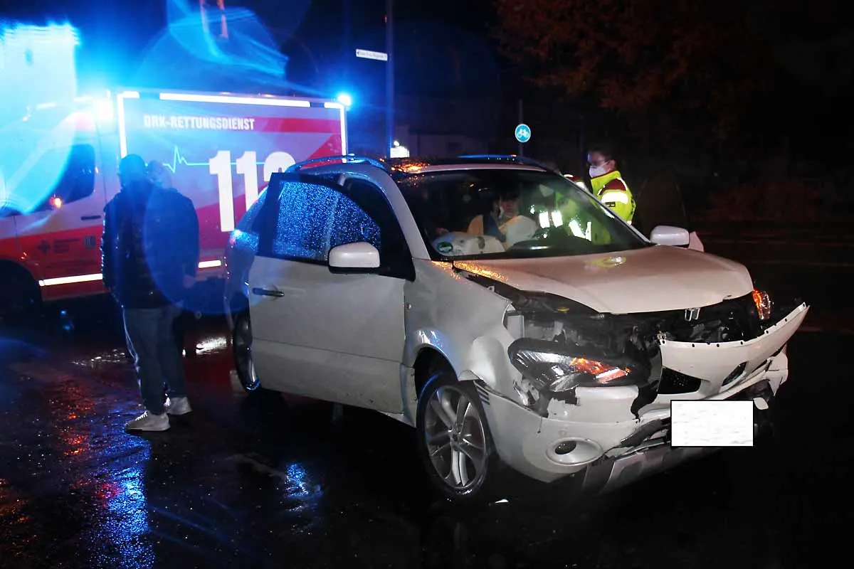 Verkehrsunfall in Geisweid - Zwei Personen verletzt
