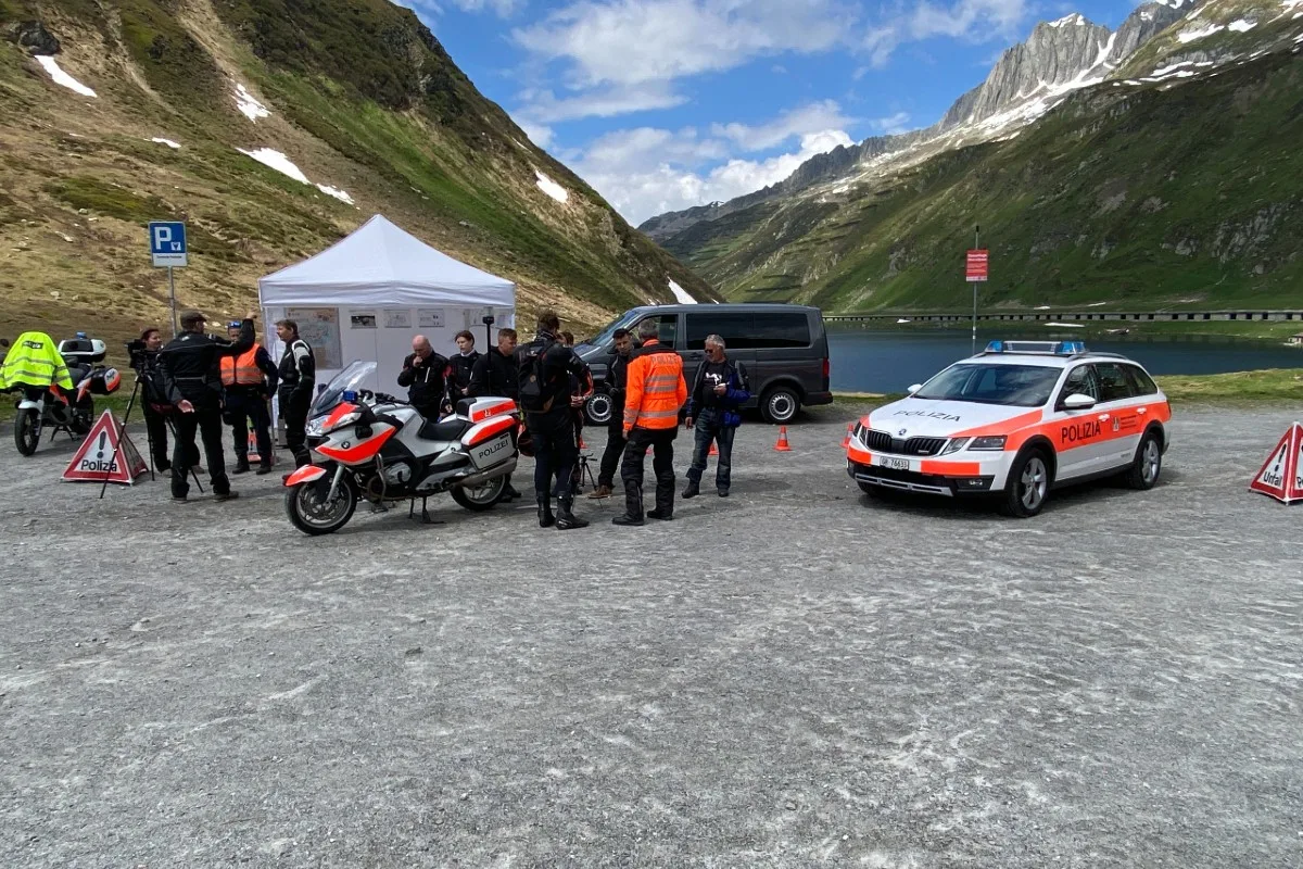 Oberalppass UR /  GR - Kantonsübergreifende Präventionsaktion auf dem Oberalppass