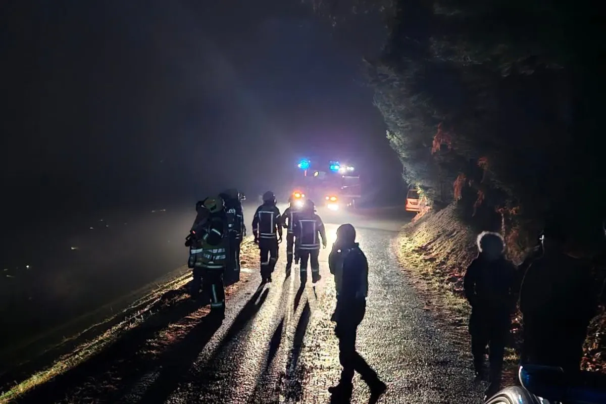 Dünserberg V – Unfall aufgrund von Nebel