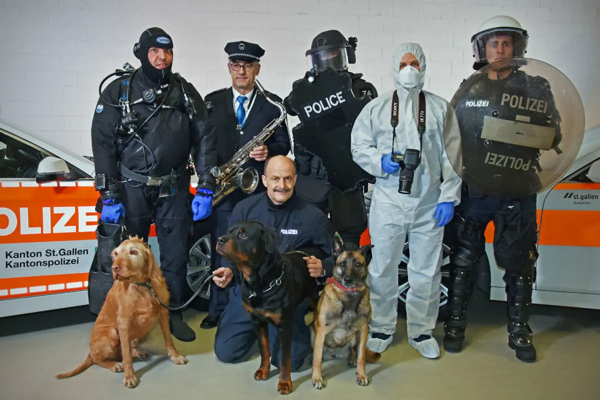 St. Gallen SG - Leistungsschau der St. Galler Polizeien