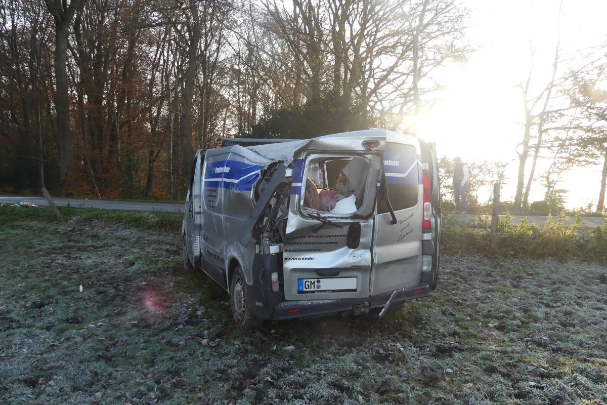 Wipperfürth – Entgegenkommenden Auto ausgewichen und verunglückt
