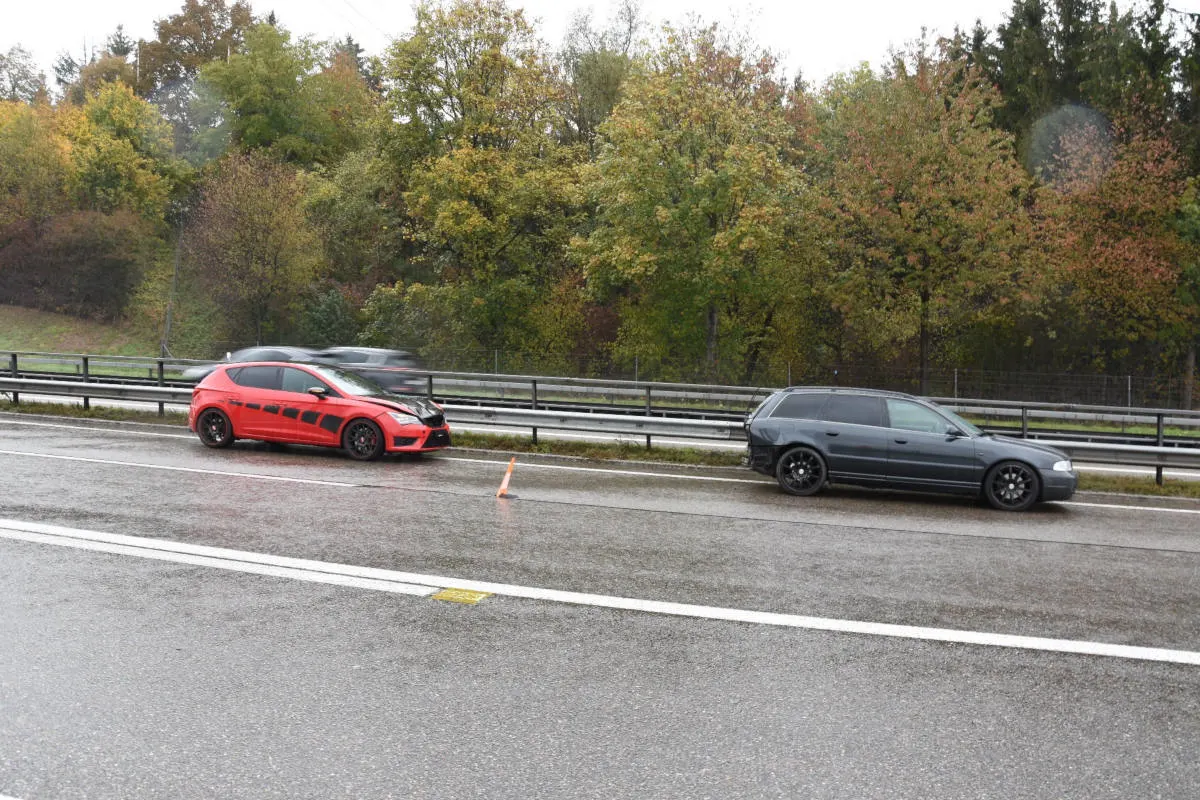Züberwangen / Wil SG - Drei Unfälle auf der Autobahn