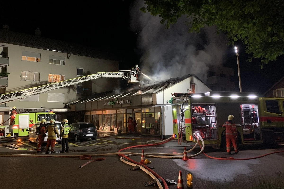 Winterthur ZH - Brand verursacht hohen Sachschaden - Brandstiftung wird vermutet